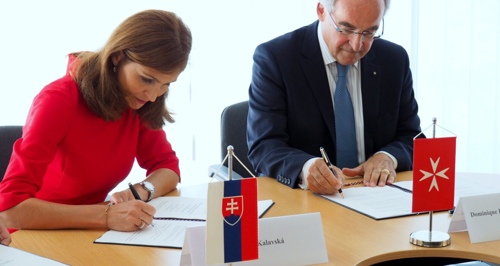 Order of Malta and Slovakia sign agreement to deepen collaboration