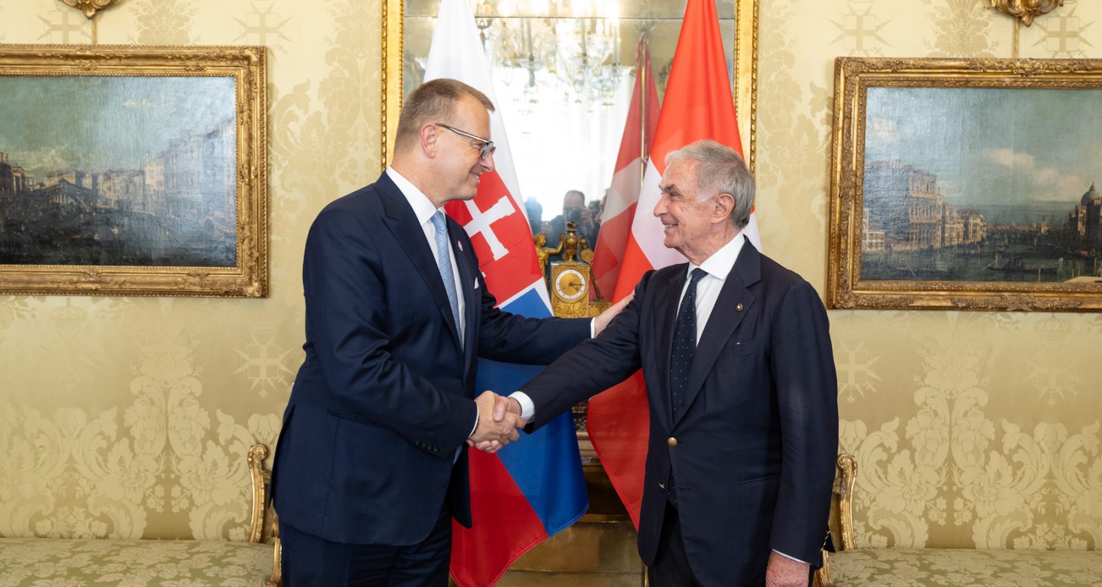 Order of Malta’s Grand Chancellor receives the President of the National Council of the Slovak Republic