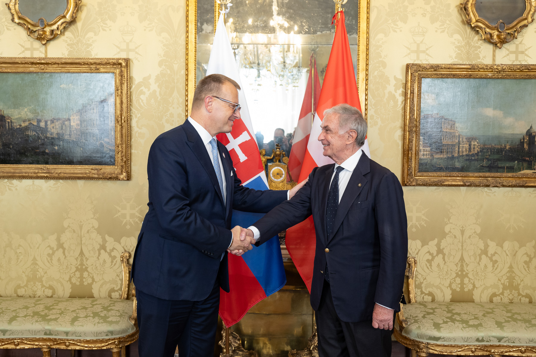 Veľkokancléř Rádu Maltézskych rytierov prijal predsedu Národnej rady Slovenskej republiky