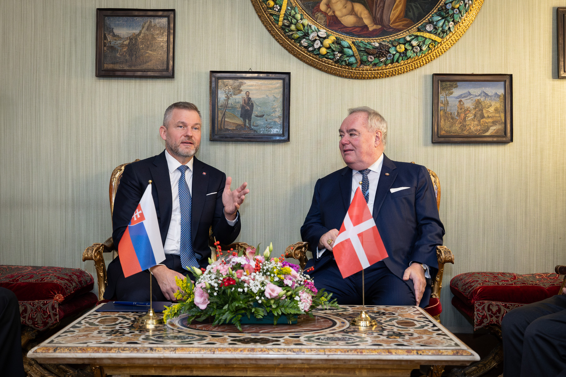 Slovak President Embarks on Courtesy Visit to the Order of Malta
